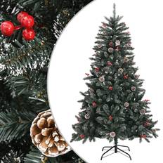 vidaXL Kunstigt med 120 cm PVC grøn Juletræ