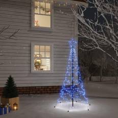 Brugskunst vidaXL med spyd 200 LED'er 180 cm blåt lys Juletræ 180cm