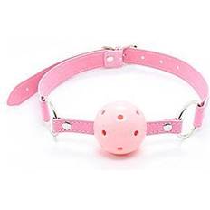 Rosa Gags Sexleksaker Toyz4Lovers Breathable Ball Gag 4