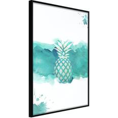 Arkiio Affisch Pineapple in Watercolours [Poster] 20x30 Poster