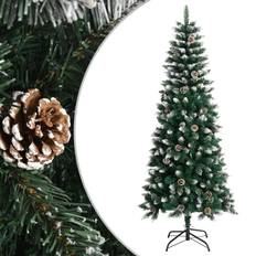 Árboles de Navidad vidaXL Artificial Con Soporte PVC Verde 120 cm x 150 cm Árbol de Navidad