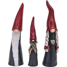 Nääsgränsgården Naasgransgarden Tall Santa Family Prydnadsfigur 9.5cm 3st