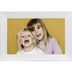 Weiß Bilderrahmen Aura Frames Carver Digital photo frame 25.7 cm 10.1 inch 1280 x 800 Pixel White Bilderrahmen