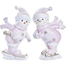 Dkd Home Decor Snowman Christmas Tree Ornament 24.5cm 2pcs