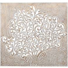 Brugskunst Dkd Home Decor Træ MDF (120 x 4 x 120 cm) Vægdekoration