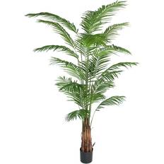 Kunstige planter Newport Areca Palm Green Kunstig plante