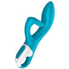 Satisfyer rabbit Sexleksaker Satisfyer Embrace Me Rabbit Vibrator Turqoise