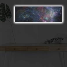 Brugskunst Furniturebox LED-belysning Canvas Målning Vægdekoration