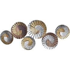 Multicolore Décorations Murales Dkd Home Decor Métal Multicolour Oriental Spirals 104 x 4.5 x 43 cm Décoration Murale