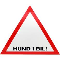 Hund bil Gibbon Dekal Vit Triangel Hund Bil