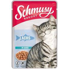 Schmusy 44/100g kattevådfoder Ragout oksei sauce