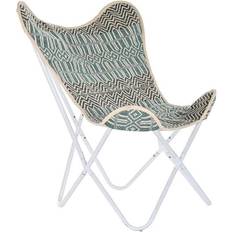 Chaises de Jardin vente Dkd Home Decor Chaise de jardin Bleu Blanc Vert Fer 74 x 65 x 90 cm