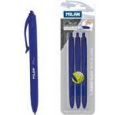 Azul Bolígrafos MiLAN Ballpoint pen P1 Touch blue (3 pcs)