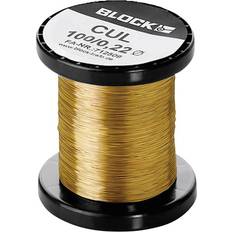 Block Lakeret kobbertråd Udvendig diameter (uden isoleringslak) 2 mm 17 m 0.50 kg