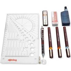 Rot Bleistifte Rotring isograph College Set 3-set 0.2 0.4 0.6