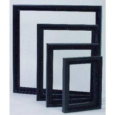 Svarte Lerret Floating Frame Matt Black 20x20cm