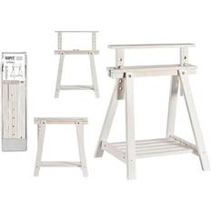 Accessoires de peinture BigBuy Home Easel White Pine (70 x 45 x 70 cm)