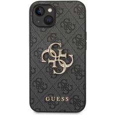Mobiltilbehør Guess iPhone 14 Plus Cover Big Metal Logo Grå