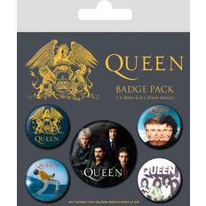 Queen Pin-Back Buttons 5-Pack Classic