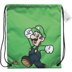 Verde Bolsas de gimnasio Nintendo SACO LUIGI SUPER MARIO BROS 40CM