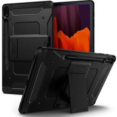 Samsung Galaxy Tab S8+ Tablet Cases Spigen Samsung Galaxy Tab S7 S8 Plus Cover Tough Armor Pro Gunmetal