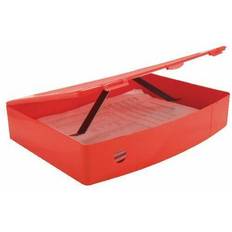 Office Supplies Q-CONNECT Foolscap Polypropylene Box File Red