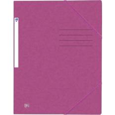 Lilla Mapper & Ringbind Oxford File Samlemappe A4, Violet 3-klap mapper _woosea_mpn
