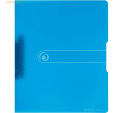 Herlitz Ringbuch A4 PP 25mm blau transp. 2 Ringe
