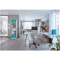 Leitz acco 180 wow lever arch file a4 50mm ice blue pk10 dd 10060051
