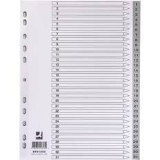 Q-CONNECT register A4 1-31 gra