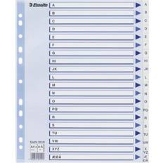 Esselte Maxi Register A4 Plast Hvid A-Å