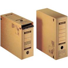 Bruna Arkiveringsboxar Leitz 6086 Arkivlåda med lock A4 (10st)