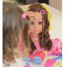 Sminkehoved Nora Happy Friend Fanny Make Up Sminkehoved Brunette