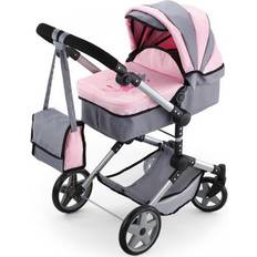 Reig Lille Barnevogn til Dukker Pram Neo Pro Grå 57 cm