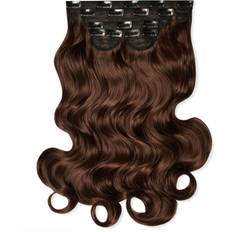 Extensions & Wigs Lullabellz Super Thick Curly Clip In Hair Extensions 22 inch 5-pack Choc Brown