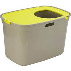 MODERNA Pets MODERNA Moderna Top Cat Litter Box Gray/Lemon