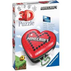 Minecraft puslespil Ravensburger Heart Box Minecraft 54 Pieces