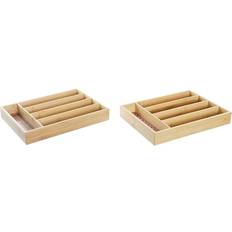 Bamboo Cutlery Trays Dkd Home Decor Colonial Cutlery Tray 2pcs