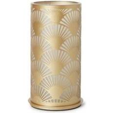Duni Lysestager Duni DUNI WOW PEACOCK Guld Metal Ø75x140 mm 4 stk (181015) Lysestage
