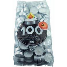 Fyrfadslys 100 Multi 100-pk 4-timers fyrfadslys Stearinlys