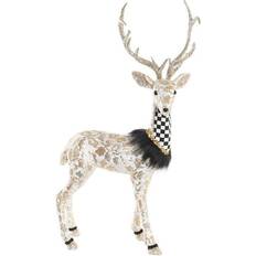 Guld Julepynt Dkd Home Decor Polyester Rensdyr (35 x 18 x 55 cm) Julepynt