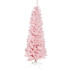 Kunstigt juletræ 180 cm Nordic Winter Bling Pink Juletræ 180cm