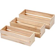 Trækasser Creativ Company Wooden Opbevaringsboks 3stk