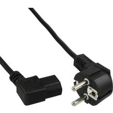 230V~ apparat vinkel strøm kabel med vinkel apparat- og Schukostik, 0.50 meter