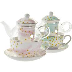 Crystal Glass Teapots Dkd Home Decor - Teapot 2pcs