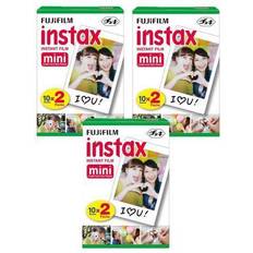 Analogue Cameras Fujifilm Instax Mini Instant Film 3 Twin Packs