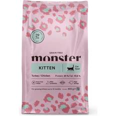 Monster kitten chicken Monster Cat Grain Free Kitten Turkey/Chicken 400