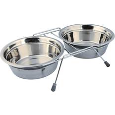 Trixie Skåle-set Eat on Feet 2x450ml