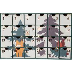 Koristelu Joulukalenterit Star Trading Forest Friends LED Advent calendar