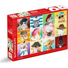 Roovi Cats with Hats 1000 Pieces